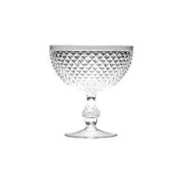 Imagem de Taça Sobremesa Acrílico Bico de Jaca 395ml - 6un - Bon Gourmet, Incolo