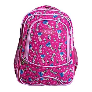 Imagem de Bolsa Mochila Frozen de Costas Escolar Passeio e Viagem Grande - YI GU