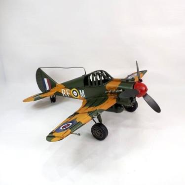 Imagem de Decoração Avião Monomotor Militar Francês Antigo Em Metal - Gici Casa