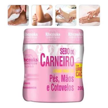 Imagem de Creme Sebo de Carneiro 200GR Ureía de Cacau RHENUKS - IMPORTADOS
