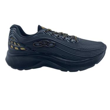 Imagem de Tênis Olympikus Esportivo Masculino Fluir Preto, Preto, 43