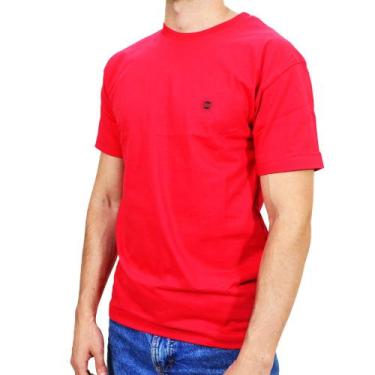 Imagem de Camiseta Masculina Vermelha Basica Dawson, Vermelho, P