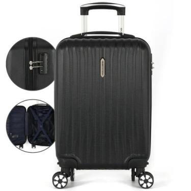 Imagem de Mala Bordo 10kg ABS Polo King Bristol Rodas 360º Cadeado Senha Bagagem