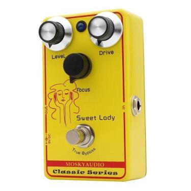 Imagem de Pedal Overdrive Sweet Lady Low Gain Para Guitarra Elétrica E Baixo Com