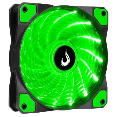 Imagem de Ventoinha Rise Mode Wind W1, 120mm, LED Verde - RM-WN-01-BG
