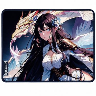 Imagem de Mousepad Gamer Redragon P046-S AK1 Superfície Control 330X260MM 3MM Antiderrapante Borracha Natural Preto