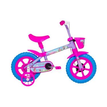 Imagem de Bicicleta Infantil Menina Roda Treinamento Aro 12 Vicky RR