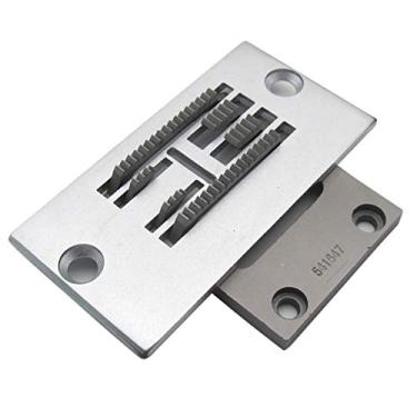 Imagem de CKPSMS Marca: #541936 + 541647 1 conjunto de placa de garganta/cão de alimentação compatível com/substituição para máquina Singer Brand 20U Zig ZAG