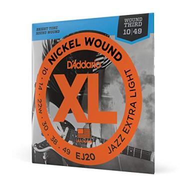 Imagem de Encordoamento Para Guitarra 3ª Corda Encapada .010-.049 D'Addario XL Nickel Wound EJ20