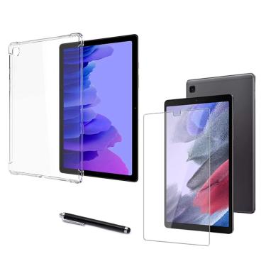 Imagem de Capa Transparente Anti Shock para Tablet Samsung A7 Lite 8.7 T220 T225 + Película + Caneta Touch