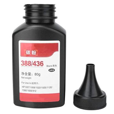 Imagem de Pó de toner de recarga de impressora 1 frasco de pó de toner preto (80 g/2,8 onças)