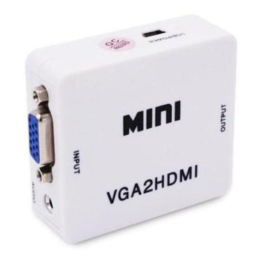 Imagem de Mini Adaptador Conversor Vga Para Hdmi