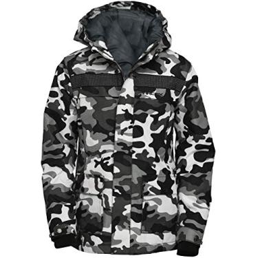 Imagem de Jaqueta infantil Arctix Tundra Jr. isolada A6 camuflada, preta, pequena