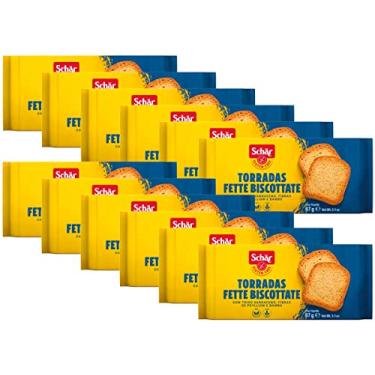 Imagem de Kit 12 Torrada Tradicional Fette sem Glúten 87g Schar