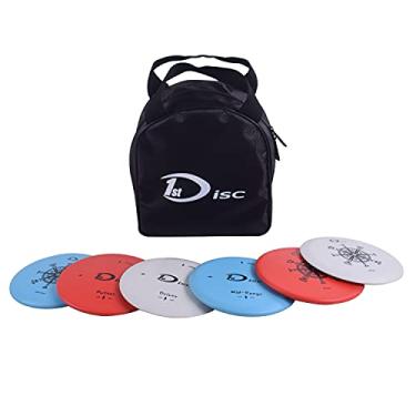 Imagem de Conjunto de taco de golfe para iniciantes - 2 peças de putter, 2 peças de alcance médio, 2 unidades de motorista, 1 mini disco, 1 toalha com bolsa