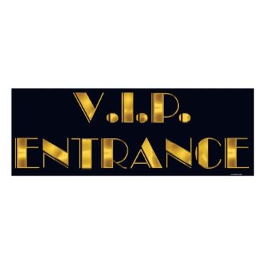 Imagem de Beistle Placa de entrada VIP pacote com 24