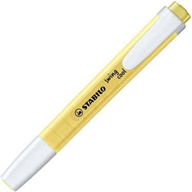 Imagem de Marca-Texto – STABILO Swing Cool Pastel – Caixa com 10 unidades – Amarelo