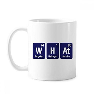 Imagem de Caneca What Chemical Element Science cerâmica cerâmica xícara de café porcelana louça