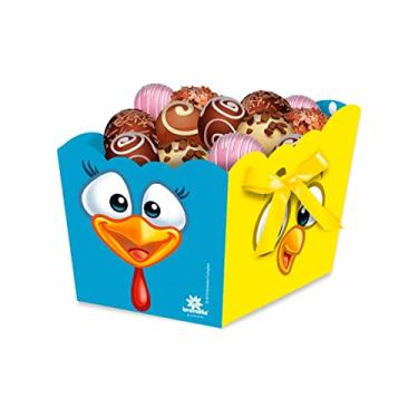 Imagem de Cachepot de Papel Galinha Pintadinha Médio - 8 Unidades