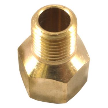 Imagem de Forney Adaptador redutor de latão 75447, NPT fêmea de 3/8 polegadas para NPT macho de 0,6 cm