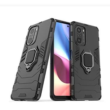 Imagem de Capa Capinha CASE Anti Impacto 4 em1 Suporte Xiaomi Poco F3 (PRETA)