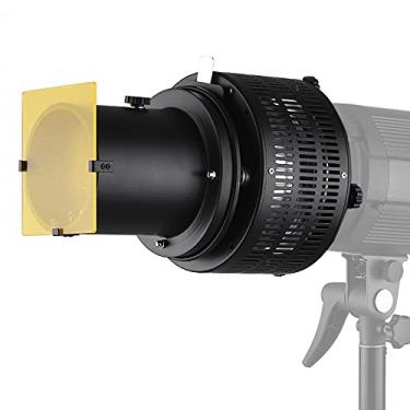 Imagem de Domary Suporte de metal Bowens Refletor Snoot Difusor Flash para Fotografia Efeito Artístico