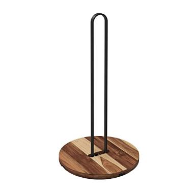 Imagem de Porta Papel Toalha com Base de Madeira Redonda, Firmato, Stolf