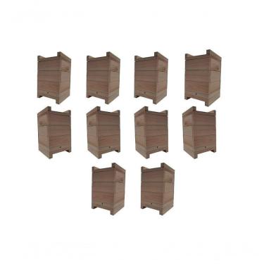 Imagem de 10 Caixas Impa Abelhas Sem Ferrão Eucalipto 15X15