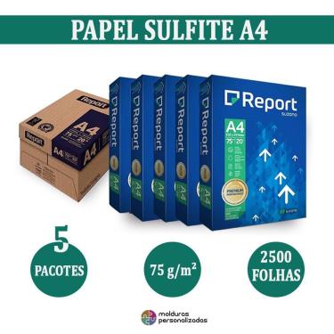 Papel Sulfite Report Premium Branco, A4, 90g, 500 folhas - SUZANO - Papel  Sulfite - Magazine Luiza