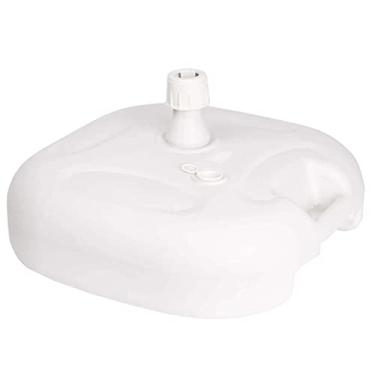 Imagem de Base para Guarda Sol 18kg de Piscina Suporte Branco Sombreiro 3,5cm Bel Fix