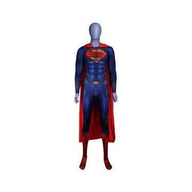 Imagem de Fantasia Superman Cosplay Adulto Homem De Aço Bodysuit Elastano Ts Rock Heroes