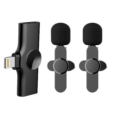 Imagem de Microfone Sem Fio Dispositivos Ios Lapela 2.4GHz Áudio Superior Conexão Estável Design Elegante Ideal Para Gravações Streaming Entrevistas e Mais MPOWER
