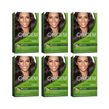 Imagem de Creme Alisante Origem 80G Medio Ervas Cereais - Kit Com 6Un