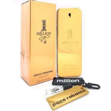 Imagem de Perfume Paco Rabanne 1 Million Edt 200ml + Chaveiro Million