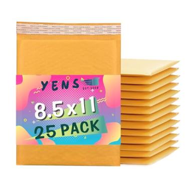 Imagem de Yens 25 envelopes com bolhas de papel Kraft 25 x 30 cm 25 KF#2