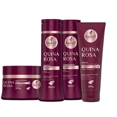 Imagem de Quina Rosa Haskell Shampoo Cond Máscara 250g + Leave-in 240g