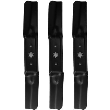 Imagem de Autsurles Lâminas de cortador de grama de elevação média para 942-05056, 942-05056A para MTD T8400 G8400 Cub Cadet RZT 54 XT1-GT54 Troy Bilt Super Bronco 54 Mustang XP 54 137.2 cm Deck pacote com 3
