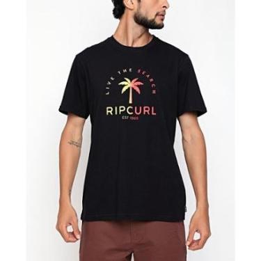 Imagem de CAMISETA RIP CURL SEARCH TREE TEE - BLACK - M-Masculino
