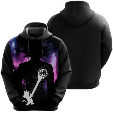 Imagem de Blusa Moletom Sublimação Blusão Full Print com Capuz Anime Novidade-Unissex