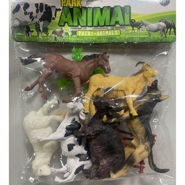 Imagem de Animal Fazenda Borracha Cavalo Porco Vaca Cachorro