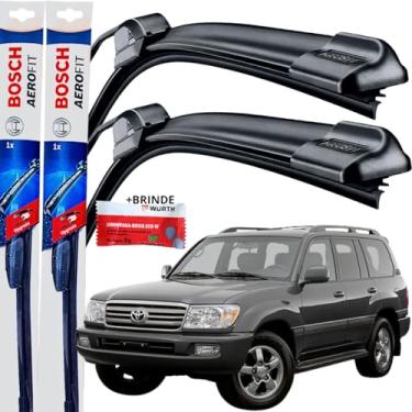 Imagem de Palheta Limpador Parabrisa Bosch Aerofit Par de Palheta Limpadora Dianteiro Original TyT Land Cruise 2002 á→2009