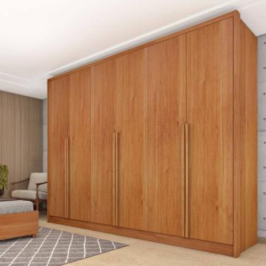 Imagem de Guarda Roupa Casal 6 Portas 6 Gavetas Realeza Tcil