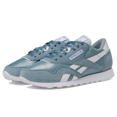 Imagem de Reebok Tênis feminino Cl Nylon Mh Fashion, Ardósia macia/ardósia macia/branco, 36