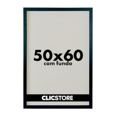 Imagem de Moldura 50X60 Cm Com Fundo Sem Vidro Quadro Poster Foto Cor:Preto