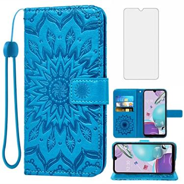 Imagem de Capa de telefone para LG Aristo 5/K31/Fortune 3/Phoenix 5/K8x/Tribute Monarch/Risio 4 carteira com protetor de tela de vidro temperado Flip Cover porta-cartões LGK31 Rebel K 31 31K Aristo5 Plus 5+