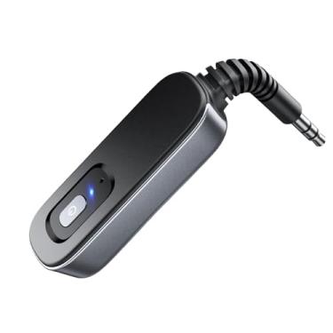 Imagem de Transmissor receptor de áudio, receptor de música para carro | Adaptador de carro tipo C receptor e transmissor de 3,5 mm,Adaptador de áudio de longo alcance com cancelamento de ruído do transmissor s