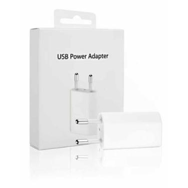 Imagem de Fonte Carregador 5W USB Compatível Iphone-5-6-6s-7-8-Plus-11-XS-Max-X-