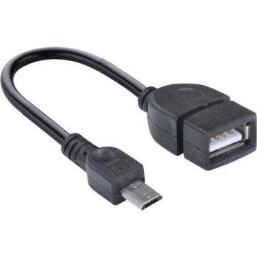 Imagem de Adaptador usb femea para micro usb com funcao otg ufmu-otg - Vinik