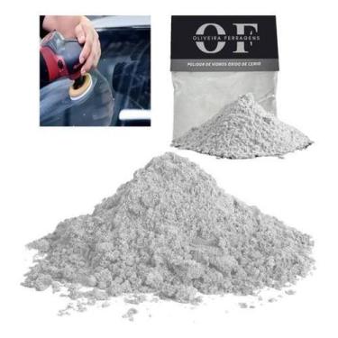 Imagem de 500G Polidor Vidros Tira Riscos Espelho Óxido De Cério Em Pó - AGS