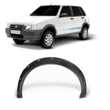 Imagem de Moldura Paralama Dianteiro Uno Way 2004 a 2012 preta Esq - Blawer